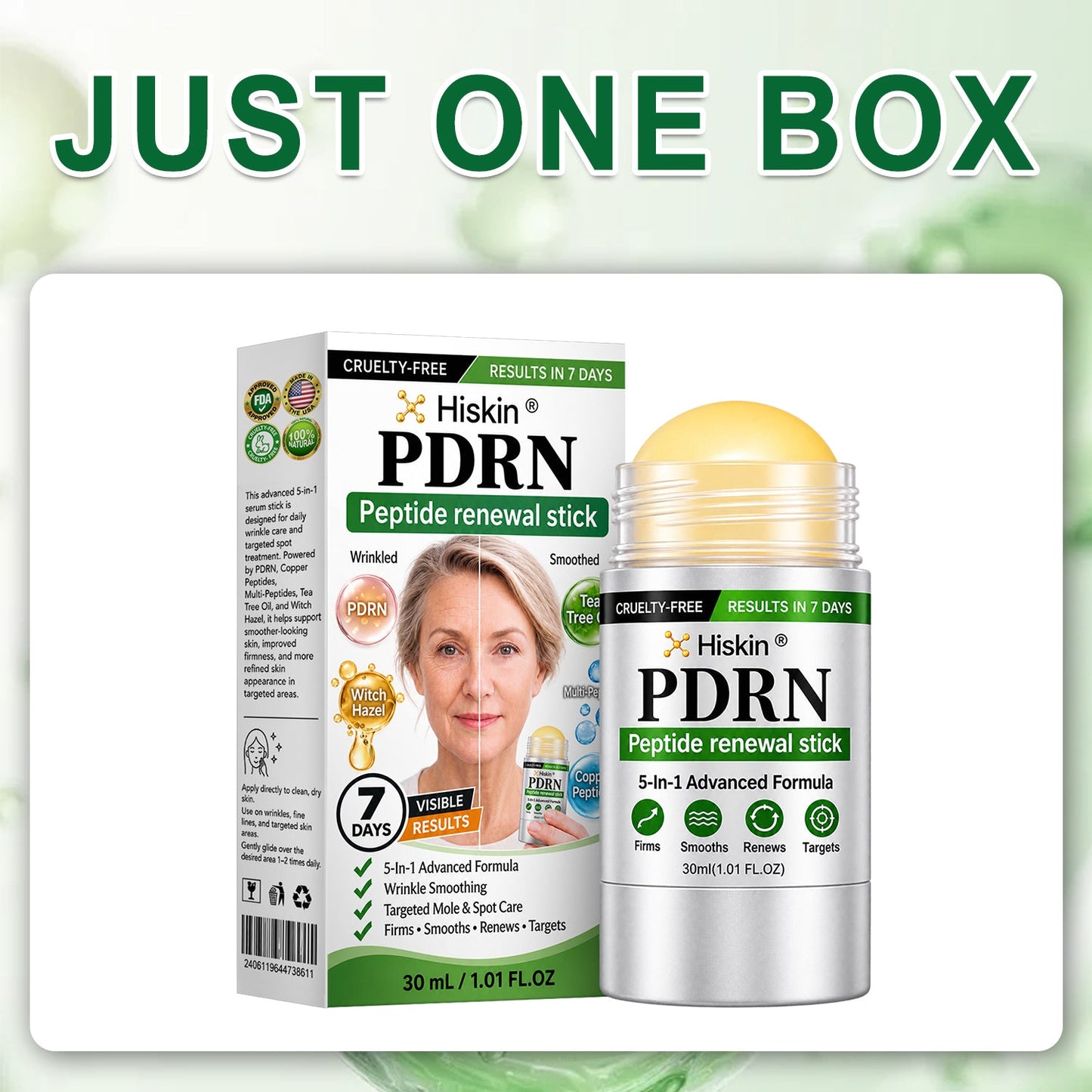 Wait — your order is confirmed! 🎉 Add 𝑯𝙞𝙨𝙠𝙞𝙣® 🧬 PDRN Anti-Aging & Targeted Spot Renewal Stick for wrinkles, crepey skin & dark spots — and enjoy 2X boosted results. 👉 Add now & save 50% — only on this page!
